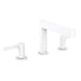 hansgrohe Finoris Wide-spread Faucet 110 with Pop-up Drain, 1.2 GPM, matte white