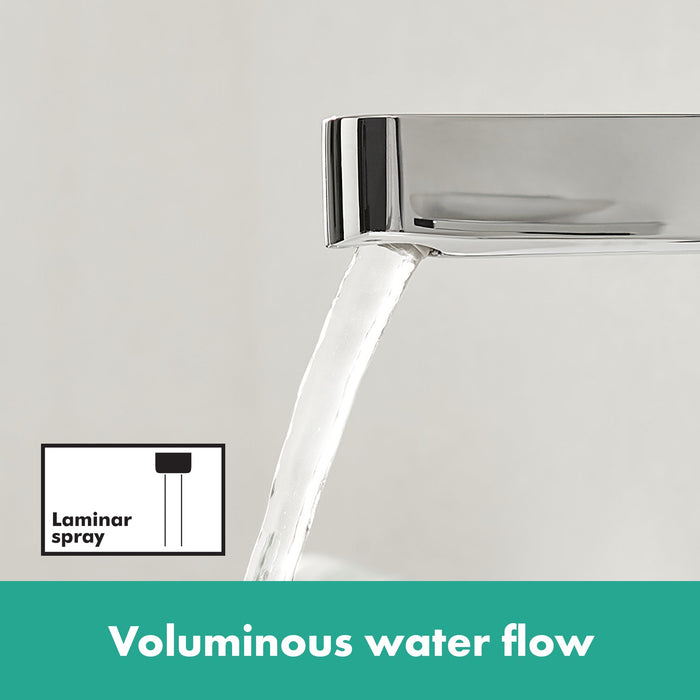 hansgrohe Finoris Wide-spread Faucet 110 with Pop-up Drain, 1.2 GPM, matte white - view 3