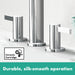 hansgrohe Finoris Wide-spread Faucet 160 with Pop-up Drain, 1.2 GPM, brushed nickel - view 3