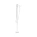 hansgrohe Finoris Freestanding Tub Filler Trim with 1.75 GPM Handshower, matte white