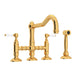ROHL A1458WS Acqui® Bridge Kitchen Faucet With Side Spray