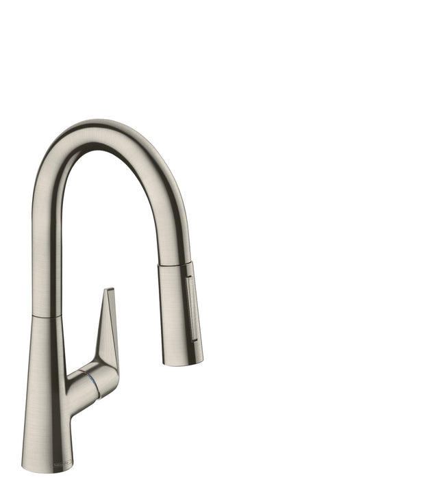 hansgrohe Talis S Prep Kitchen Faucet, 2-Spray Pull-Down, 1.75 GPM