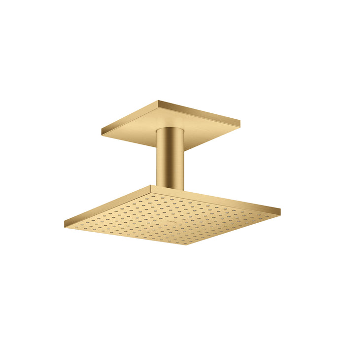 AXOR ShowerSolutions Showerhead 250 Square 2-Jet Ceiling Connection, 2.5 GPM