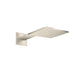 AXOR ShowerSolutions Showerhead 250 Square 2- Jet with Showerarm Trim, 2.5 GPM