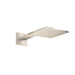 AXOR ShowerSolutions Showerhead 250 Square 2- Jet with Showerarm Trim, 1.75 GPM