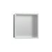 hansgrohe XtraStoris Individual Wall Niche Brushed Stainless Steel with Design Frame 12"x 12"x 4"