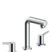 hansgrohe Talis S Widespread Faucet 150 with Pop-Up Drain, 1.2 GPM