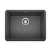 BLANCO 522258 Precis 24" Single Bowl Kitchen Sink - Anthracite