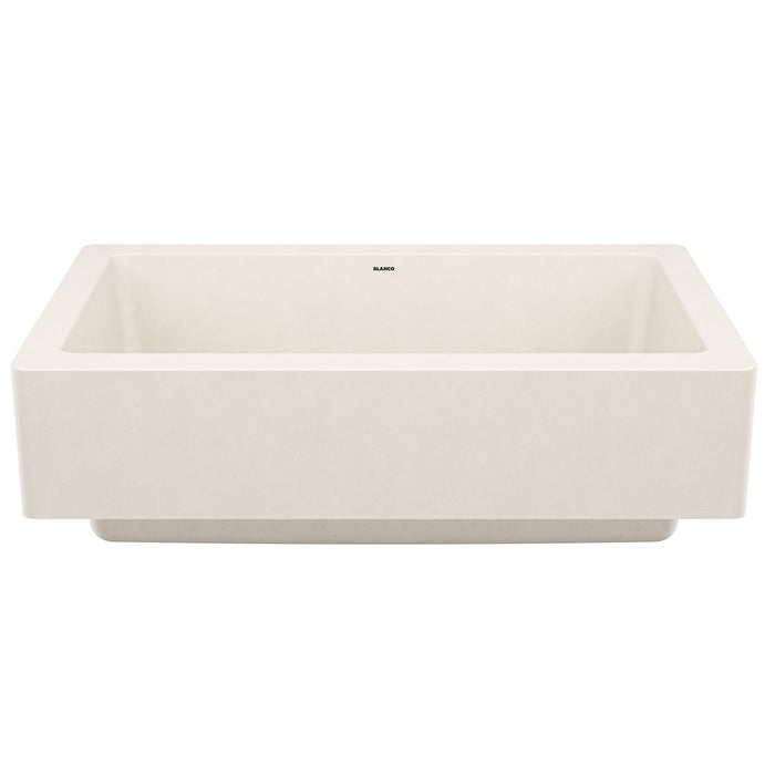 BLANCO 527408 Vintera 30" Super Single Apron Farmhouse Sink - Soft White