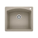 BLANCO 441280 Diamond Single Bowl Dual Mount Kitchen Sink - Truffle