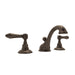ROHL A1408 Viaggio® Widespread Lavatory Faucet With Low Spout