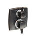 hansgrohe Ecostat Classic Thermostatic Trim with Volume Control and Diverter, Square