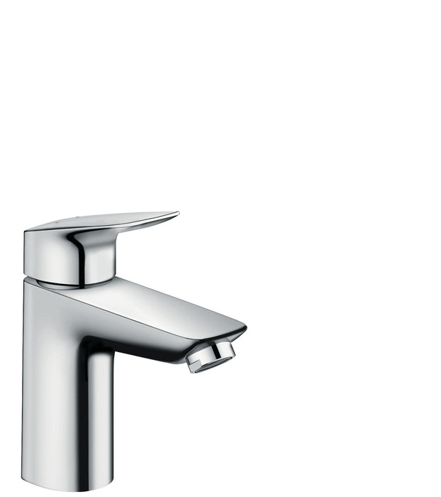 hansgrohe Logis Single-Hole Faucet 100 with Pop-Up Drain, 1.2 GPM