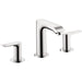 hansgrohe Metris Widespread Faucet 100 with Pop-Up Drain, 1.2 GPM