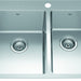 Kindred Brookmore Drop-In Double Bowl 26.94 x 20.9 in Stainless Steel Kitchen Sink