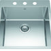 Kindred Brookmore Drop-In Single Bowl 19.94 x 20.9 in Stainless Steel Kitchen Sink