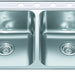 Kindred Creemore CDLA3322-8 Drop-In Double Bowl 33 x 22 in Stainless Steel Kitchen Sink