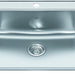 Kindred Creemore CSLA2522-8 Drop-In Single Bowl 25 x 22 in Stainless Steel Kitchen Sink