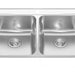 Kindred Creemore FCDLA3322-8 Drop-In Double Bowl 33 x 22 in Stainless Steel Kitchen Sink