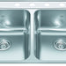 Kindred Creemore FCDLA3322-8 Drop-In Double Bowl 33 x 22 in Stainless Steel Kitchen Sink