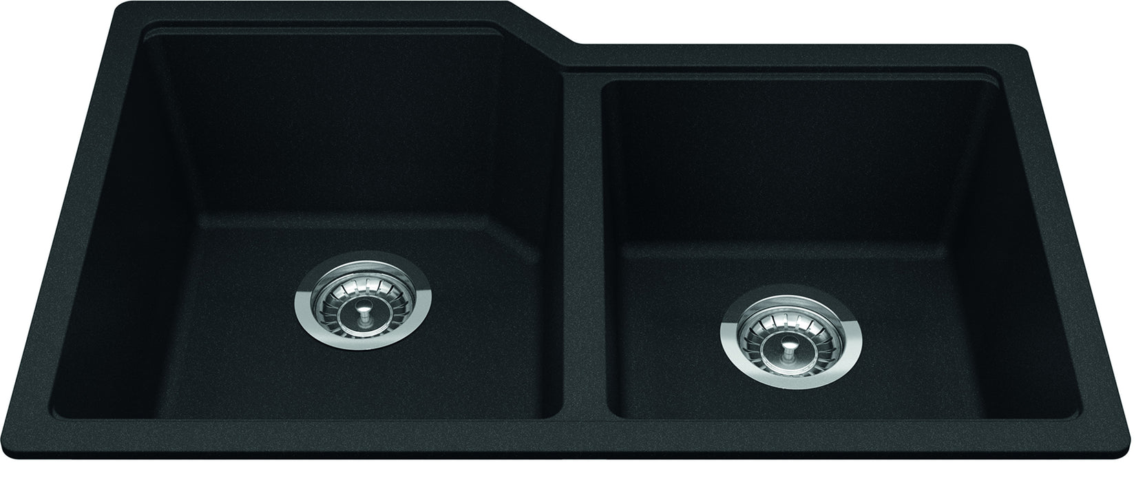 Kindred Granite Series Undermount Double Bowl 30.69 x 19.69 in Granite Kitchen Sink