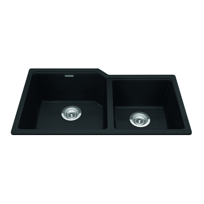 Kindred Granite Series Undermount Double Bowl 33.88 x 19.69 in Granite Kitchen Sink