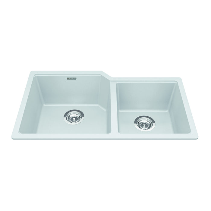 Kindred Granite Series Undermount Double Bowl 33.88 x 19.69 in Granite Kitchen Sink