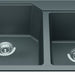 Kindred Granite Series Drop-In Double Bowl 33.88 x 19.69 in Granite Kitchen Sink