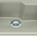 Kindred Granite Series Drop-In Single Bowl 22.06 x 19.69 in Granite Kitchen Sink