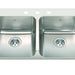 Kindred Steel Queen Drop-In Double Bowl 33.38 x 22 in Stainless Steel Kitchen Sink