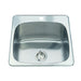 Kindred Utility Collection Drop-In Single Bowl 20.13 x 20.56 in Stainless Steel Kitchen Sink