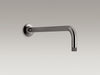 KOHLER K-10124 Wall-mount rainhead arm and flange, vibrant titanium