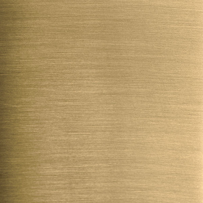 KOHLER K-1012897 Faucet Finish Sample, vibrant brushed moderne brass