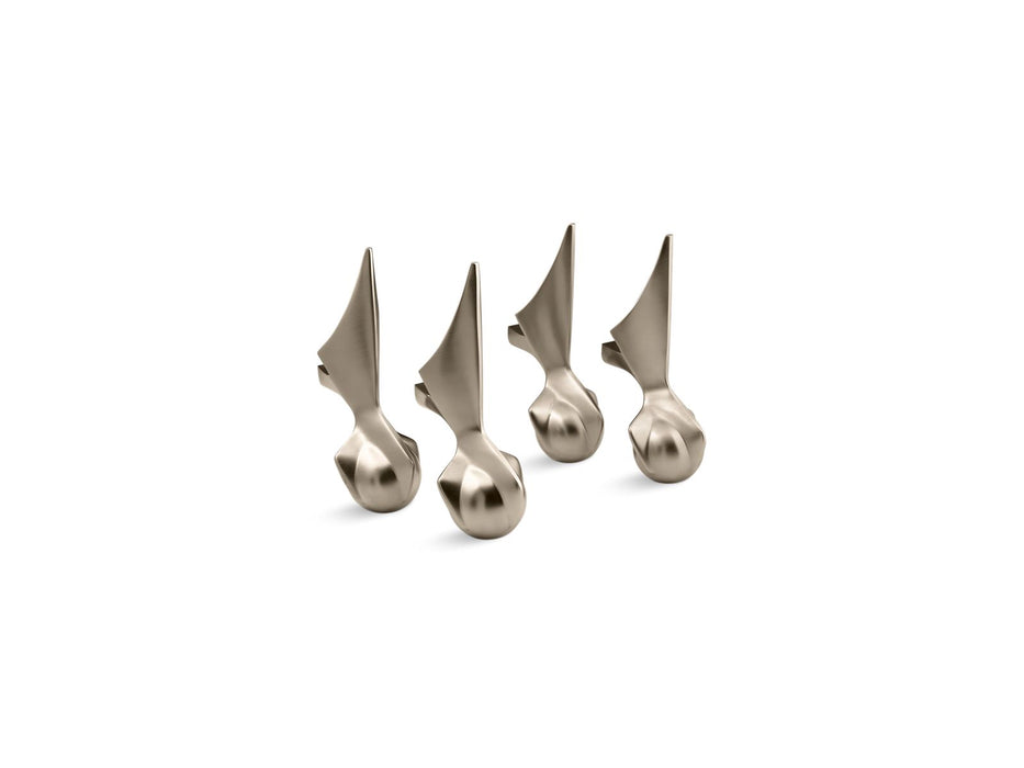 KOHLER K-102 Antique Ball-and-claw feet, vibrant brushed bronze