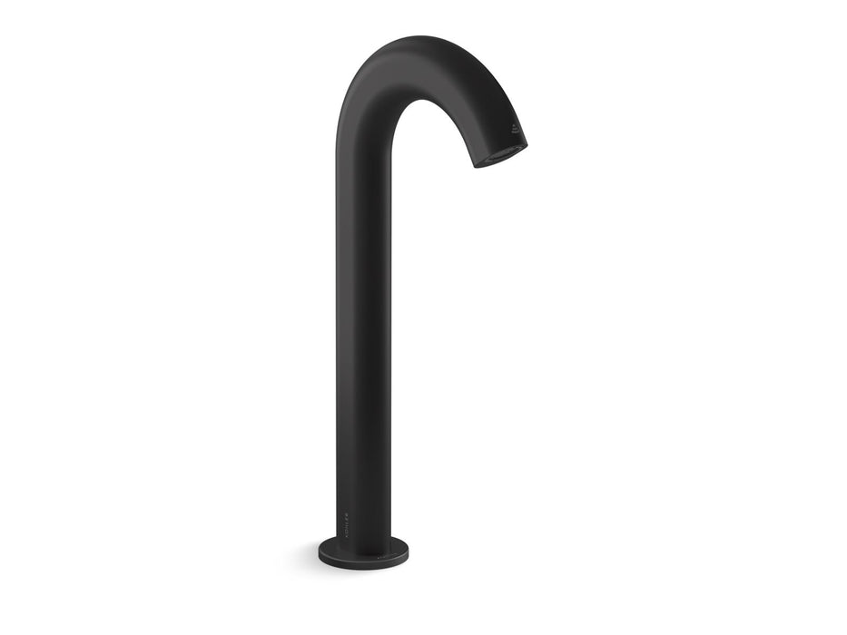 KOHLER K-103B86-SANA Oblo Touchless faucet with Kinesis sensor technology, AC-powered, matte black