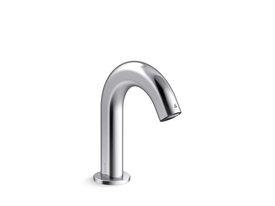 KOHLER K-103BB76-SBNA Oblo Touchless single-hole lavatory faucet with Kinesis sensor technology, AC-powered, less drain,...