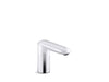 KOHLER K-103K36-SATA Kumin Touchless single-hole lavatory faucet with Kinesis sensor technology, 0.35 gpm, polished chrome