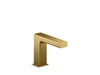 KOHLER K-103S37-SANA Strayt Touchless faucet with Kinesis sensor technology and temperature mixer, AC-powered, vibrant...