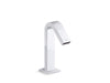 KOHLER K-104L76-SANL Loure Touchless faucet with Kinesis sensor technology, DC-powered, polished chrome