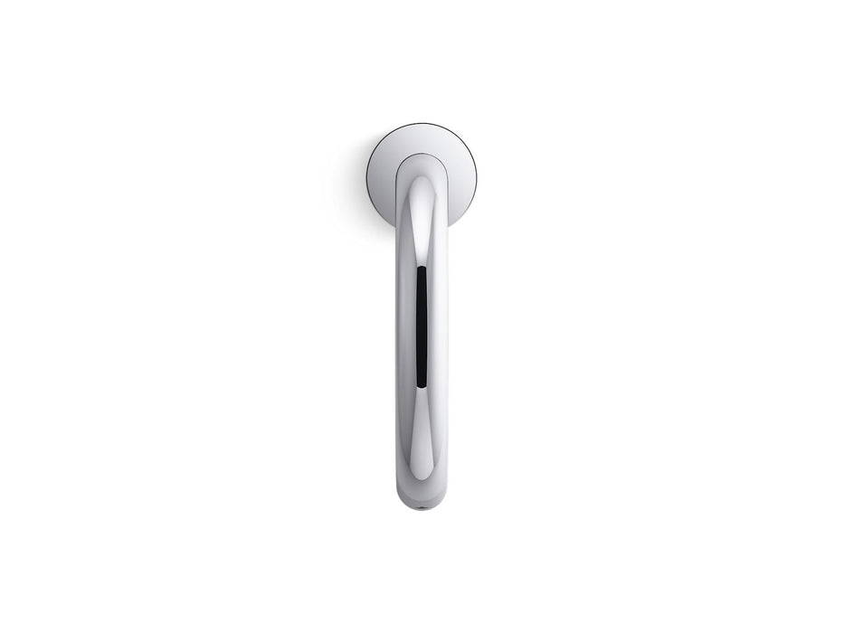 KOHLER K-104MT87-SANA Components Touchless lavatory faucet with Kinesis sensor technology and temperature mixer, Tube design, DC-powered, 0.5 gpm
