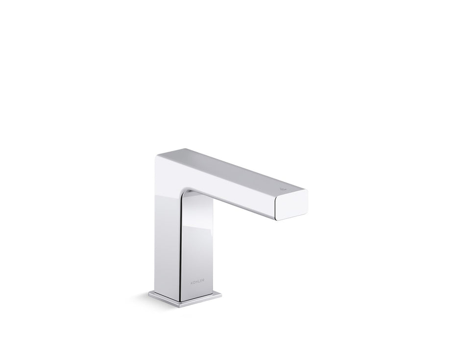 KOHLER K-104S36-SANA Strayt Touchless single-hole lavatory faucet with Kinesis sensor technology, DC-powered, 0.5 gpm,...