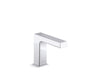 KOHLER K-104S37-SANA Strayt Touchless single-hole lavatory faucet with Kinesis sensor technology and temperature mixer,...
