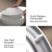 KOHLER K-10515 Purewarmth Heated round-front toilet seat, biscuit