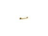 KOHLER K-10540 Traditional 12" grab bar, vibrant brushed moderne brass