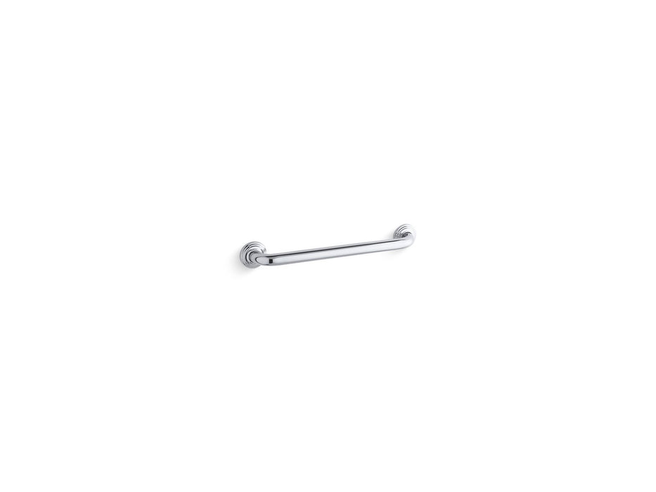KOHLER K-10541 Traditional 18" grab bar, polished stainless