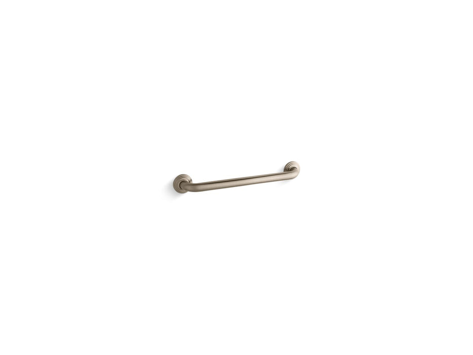 KOHLER K-10541 Traditional 18" grab bar, vibrant brushed bronze