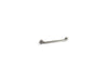 KOHLER K-10541 Traditional 18" grab bar, vibrant brushed nickel