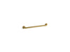 KOHLER K-10542 Traditional 24" grab bar, vibrant brushed moderne brass
