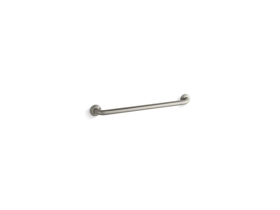 KOHLER K-10542 Traditional 24" grab bar, vibrant brushed nickel