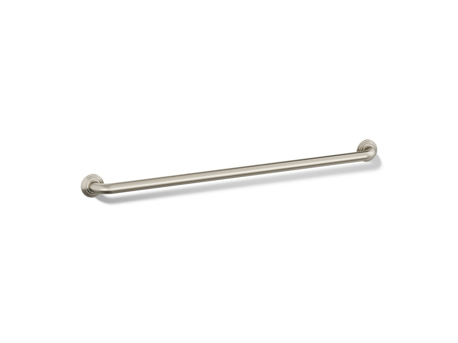 KOHLER K-10544 Traditional 36" grab bar, vibrant brushed nickel